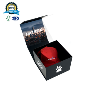 FUSSEN, elegante, personalizado, de 5 piezas paquete plano, caja de tapa con solapa magnética, logotipo personalizado para sombrero Fedora y gorras <span class=keywords><strong>Dandy</strong></span> Haya Club - Product Image 4