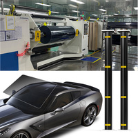 Film solaire automobile PET pour pare-brise, livraison rapide, toucher soyeux, anti-traces de doigts, anti-rayures, teinte pour vitres de voiture, vente en gros, 4 ans