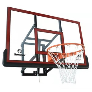Aro de baloncesto de acero para montar en la pared, altura ajustable, para entrenamiento en interiores y uso infantil. - Product Image 4