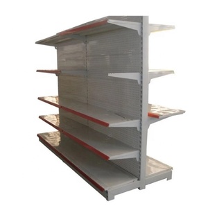 <span class=keywords><strong>China</strong></span> Gondola Mart Racks Supermercado Estantes de doble cara Tienda Estanterías Unidades - Product Image 5