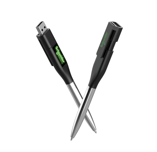 NiceCreative 2 in 1  Black Ball Pen With Usb Memory Stick USB 2.0 Flash Drive Promotional Ball Pen Drive 4GB 8GB 16GB 32GB
