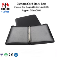 Torson 9 poches Top Loader Sleeve Trading Zipper Yugioh Binder Classeurs de cartes à glissière pour cartes à collectionner Album de cartes à jouer
