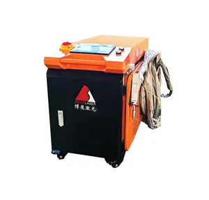 Taşınabilir lazer pas temizleme temizleyici makinesi 1000w 1500w 3000w sırt çantası tarzı lazer temizleme makinesi için pas boya yağ kaldırma