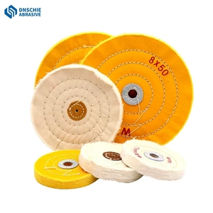 DNSCHIE <span class=keywords><strong>Dnx</strong></span> ขายดี ล้อขัดผ้าฝ้ายขนาด 5 นิ้ว 6 นิ้ว สำหรับขัดเงาและขัดผิว OEM ความแข็งปานกลาง หนา 12 มม. - Product Image 3