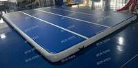 Tapis de glisse aquatique gonflable longue distance pour jeux extérieurs et location – Piste de tumbling Dropstitch pour pelouse