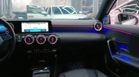 Kit de luces LED dinámicas y coloridas para el interior del coche, actualización de luz ambiental para Mercedes-Benz Clase A W177 2018-2024