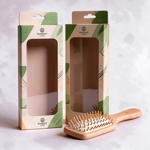 High Quality Eco Friendly Custom Printed Design Hair Brush <b>Kraft</b> Paper <b>Box</b> Luxury Comb Packaging <b>Box</b> Hair Accessories Boxes - Product Image 5