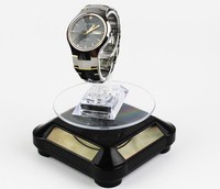 Présentoir de montre à énergie solaire, support rotatif pour bijoux, support pour téléphone, bijoux, table tournante automatique