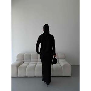 Skirt Sweater <b>Knit</b> <b>Set</b> 1557 - Black - Product Image 2