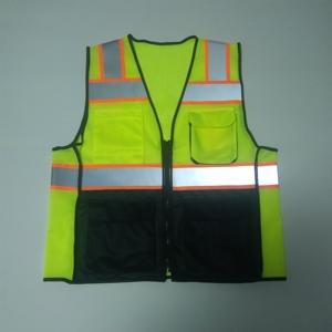 Chaleco de malla de ropa de carreras deportivas Led con bolsillos de chaleco de seguridad Cinta reflectante para coser para ropa Chaleco de seguridad de tráfico - Product Image 5