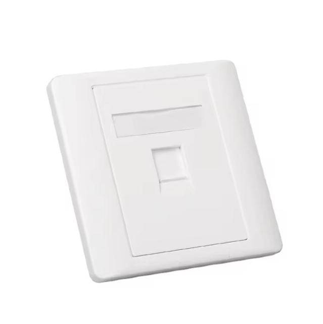 Oneport Faceplate Rj11 Socket Face Plate 86*86mm Network Single Port 2Port  Coupler Single Faceplate Cat6 Keystone Jack