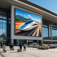 Panel de Pantalla LED para Exteriores Personalizable P3.076, Resistente a la Corrosión, con Disipación de Calor, 960x960 mm, para Publicidad en Fachadas de Edificios