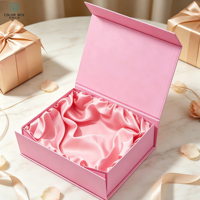 Boîte cadeau magnétique de luxe personnalisée, emballage en papier recyclable, boîte rigide faite à la main pour cadeaux de boutique