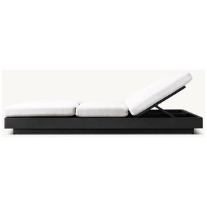 Tumbona Doble Reclinable para Exteriores, <span class=keywords><strong>4</strong></span> <span class=keywords><strong>Posiciones</strong></span>, para Piscina, de <span class=keywords><strong>Aluminio</strong></span> - Product Image 4