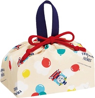 Tas Makan Siang Anak Berinsulasi Motif Ulat Lucu dengan Cetakan Buah, Tas Termal untuk Bekal Sekolah, Piknik, dan Tempat Penitipan Anak