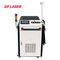 Mesin pembersih Laser serat DPLASER, 1KW 1,5 kW 2KW 3KW mesin pembersih Laser penghilang karat logam Max Raycus bw-t IPG Reci SUP22C