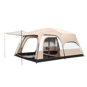 <span class=keywords><strong>Tente</strong></span> de camping extérieure grande capacité, très vendue, avec une chambre et un salon, de haute qualité, imperméable et offrant une protection solaire, ouverture rapide - Product Image 2