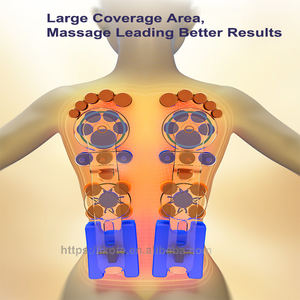 Luxus-Multifunktions-Gruppe-Vibrations-Massagestuhl Kissen Schwerelosigkeit-Heizung Funktionen für Kopf Hals Taille Rückseite Schulter Bein - Product Image 3