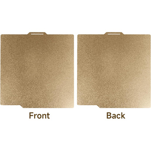 Plaque de construction PEI pour imprimante 3D Bambu P2S, 257x257mm, en acier à ressort texturé double face, pour un retrait facile des impressions - Product Image 1