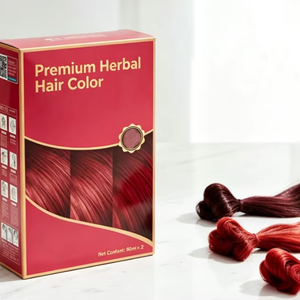 Crema Colorante Permanente per Capelli alle Erbe Personalizzata, Molteplici Colori: Marrone Freddo, Tè al Latte, Rosso Lampone, per <span class=keywords><strong>Colorazione</strong></span> Domestica e Professionale - Product Image 1