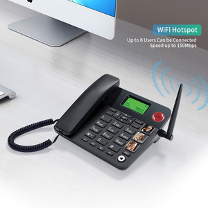 Téléphone sans fil fixe <span class=keywords><strong>4G</strong></span> JIMI, double SIM, écran couleur 2,4 pouces, batterie 1000 mAh, WiFi//Appel SOS, clavier/utilisation sur ordinateur de bureau - Product Image 3