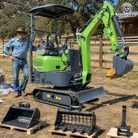 Mini-excavatrice FULCORE à commande pilote en option, entretien facile, pour travaux de construction en intérieur – Approvisionnement direct usine