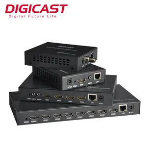 2020 8-canales HD MI satélite SD Cable codificador Digital TV Encoder IPTV con su RTSP UDP HTTP y RTMP Protocolo