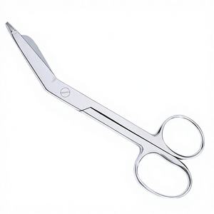 Ciseaux à pansements Lister manuels à anneau unique, 5,5 pouces, en acier inoxydable chirurgical de haute qualité, ciseaux médicaux CE - Product Image 1
