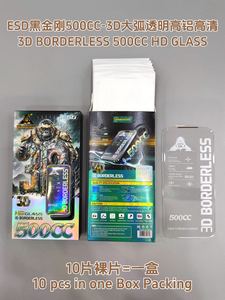 ESD Anti-Static Black Diamond 3D Frameless HD Tempered for iPhone 18 17 16 15 Pro Max High-alumina Glass <strong>Screen</strong> <strong>Protector</strong> - Product Image 5