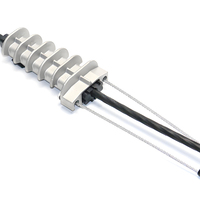 Câble à fibres optiques 14-17 mm FO-PAL2000, pince de tension en alliage d'aluminium, type cale isolée FTTH pour communication rapide
