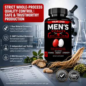 Capsules de vitalité quotidienne pour hommes en gros – Formule naturelle d'énergie et de résistance avec Tongkat Ali, Ginseng, Tribulus, Zinc, Magnésium, B6 - Product Image 6