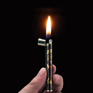 Encendedor <span class=keywords><strong>de</strong></span> Cilindro Pequeño y Delgado, Diseño con Rueda <span class=keywords><strong>de</strong></span> Encendido, Recargable, Bonito Encendedor para Regalo - Product Image 5