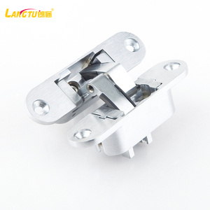 23*95mm 60kgs 2d <b>Adjustable</b> Door Hinge Zinc Silent Concealed Hinges 180 Degree Hidden for Kitchen Doors Bld-h01 180 Degree - Product Image 1