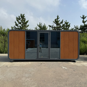 Ngoài Trời Tùy Chỉnh Prefab Mini Apple Viên Nang Phòng Container Nhà Off Lưới Lưu Trữ 20ft Prefab Modular <span class=keywords><strong>Tiny</strong></span> Container Di Chuyển Nhà - Product Image 1