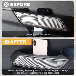LUMA Accesorios Todoterreno 4x4, Organizador de Bolsillo para Manija de Puerta Delantera Interior de ABS para <span class=keywords><strong>Ford</strong></span> <span class=keywords><strong>Bronco</strong></span> 2021 2022 2023 2024 <span class=keywords><strong>2</strong></span>/4 Puertas - Product Image 3