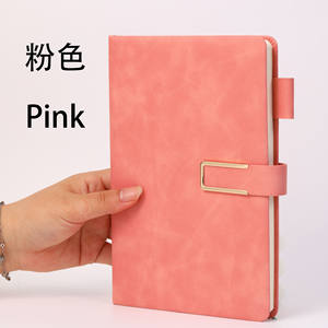 Custom Printed Logo A5 Size Leather Diary Notebook Super Thick Magnetic Business Office Stationery Thickened Notebook - Product Image 3