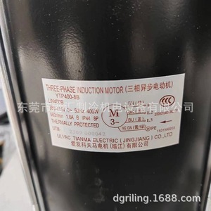 Motor de Refrigeración LW400B YTP400-8B, Eje de 130 mm, Monofásico, 600 RPM, Eficiencia IE2, Totalmente Cerrado - Product Image 5