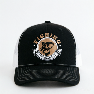 Casquette de camionneur 5 couleurs en coton, casquette à 6 panneaux, style américain, casquette de baseball en maille, couvre-chef d'extérieur - Product Image 1