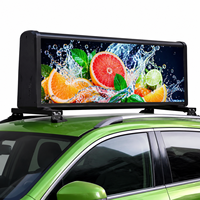 Écran LED double face étanche IP65 de qualité supérieure P5 pour publicité sur toit de taxi et promotion de véhicules