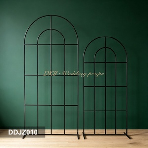 Arco de Metal Dorado Ajustable DKB para Bodas al Aire Libre, Decoración Elegante para Bodas con Arreglo Floral para Fondo de Fiesta - Product Image 3