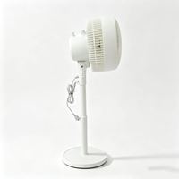 Ventilateur sur pied électrique à circulation d'air puissante avec lumière et turbine sonore pour usage domestique, idéal pour dortoirs et ventilateurs sur pied