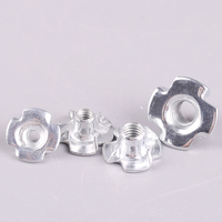 1 pièce Écrou fileté en métal M2 M3 M4 M5 M6 à griffes inversées antidérapantes à 4 griffes, accessoires DIY pour bateaux RC, voitures, drones et accessoires d'avions
