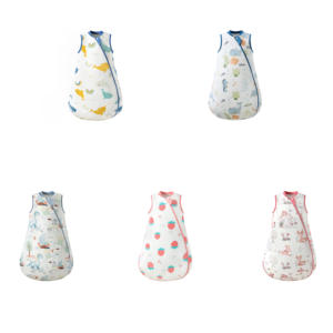 Детский спальный мешок Xl Размер 6-12 месяцев Премиум хлопок 2-сторонний дышащий спальный мешок на молнии спальный мешок для младенцев - Product Image 2