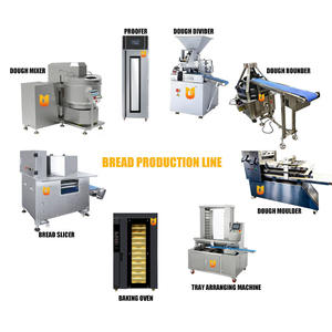 Máquina Automática para Hacer Pan <span class=keywords><strong>de</strong></span> Acero Inoxidable: Mezcladora, Formadora, Laminadora, Cortadora y Panificadora con Horno - Product Image 4