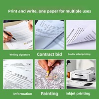 Papel de Fotocopia A4 de 70 g/m², 500 Hojas por Paquete, Embalaje Básico Chino, Suministros de Oficina Disponibles, Venta al por Mayor en Caja Completa