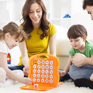 AJB Giochi da Tavolo in Plastica, Nuovo <span class=keywords><strong>Gioco</strong></span> di Dadi e <span class=keywords><strong>Carte</strong></span> Cinque in Fila, Interattivo Genitore-Figlio, <span class=keywords><strong>Gioco</strong></span> Educativo di Logica per Bambini - Product Image 2