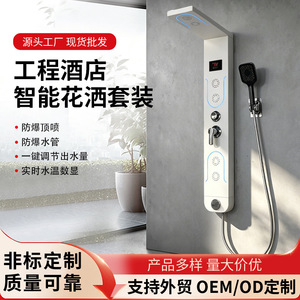 Shower Head Set 9006 Dual Control Linear Top Spray Corrosion Prevention Bath Hardware - Product Image 4