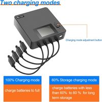 Chargeur de batterie multiple pour DJI Mavic Air 3, hub de charge de batterie avec écran LCD pour batteries DJI Air 3 et télécommande
