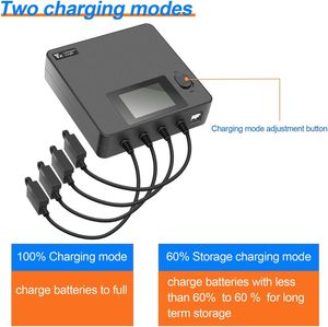 Chargeur de batterie multiple pour DJI <span class=keywords><strong>Mavic</strong></span> <span class=keywords><strong>Air</strong></span> 3, hub de charge de batterie avec écran LCD pour batteries DJI <span class=keywords><strong>Air</strong></span> 3 et télécommande - Product Image 2