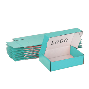 Caja de Cartón Corrugado para Envíos con Impresión de Logotipo Interior, Caja Plegable para Ropa, Accesorios, Cosméticos, Joyería, Regalos, Embalaje para Comercio Electrónico - Product Image 1